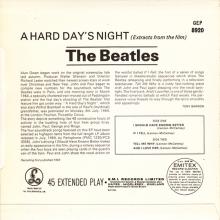 1981 12 07 UK The Beatles E.P.s Collection - GEP 8920 - A Hard Day's Night (extracts from the film) - B - pic 2