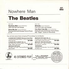 1981 12 07 UK The Beatles E.P.s Collection - GEP 8952- The Beatles Nowhere Man - B - pic 2