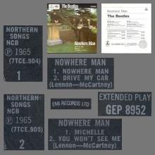 1981 12 07 UK The Beatles E.P.s Collection - GEP 8952- The Beatles Nowhere Man - A - pic 3