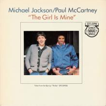 1982 10 18 MICHAEL JACKSON ⁄ PAUL McCARTNEY - THE GIRL IS MINE - EPIC A-12.2729 - 12 INCH - HOLLAND - pic 1