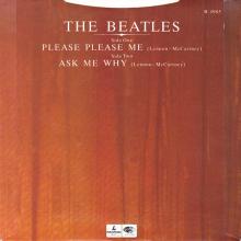 1982 12 07 THE BEATLES SINGLES COLLECTION - BSCP1 - R 4983 - A - PLEASE PLEASE ME /ASK ME WHY - pic 2