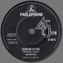 1982 12 07 THE BEATLES SINGLES COLLECTION - BSCP1 - R 5015 - B - FROM ME TO YOU ⁄ THANK YOU GIRL - pic 1