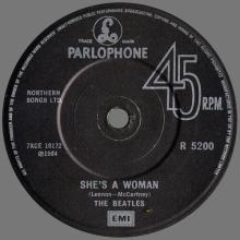 1982 12 07 THE BEATLES SINGLES COLLECTION - BSCP1 - R 5200 - B - I FEEL FINE ⁄ SHE'S A WOMAN - pic 1