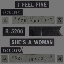 1982 12 07 THE BEATLES SINGLES COLLECTION - BSCP1 - R 5200 - B - I FEEL FINE ⁄ SHE'S A WOMAN - pic 3