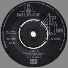 1982 12 07 THE BEATLES SINGLES COLLECTION - BSCP1 - R 5305 - A - HELP / I'M DOWN - pic 3
