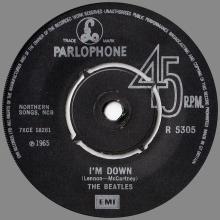 1982 12 07 THE BEATLES SINGLES COLLECTION - BSCP1 - R 5305 - A - HELP / I'M DOWN - pic 5