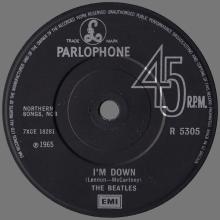 1982 12 07 THE BEATLES SINGLES COLLECTION - BSCP1 - R 5305 -B - HELP ⁄ I'M DOWN - pic 2