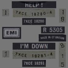 1982 12 07 THE BEATLES SINGLES COLLECTION - BSCP1 - R 5305 -B - HELP ⁄ I'M DOWN - pic 3