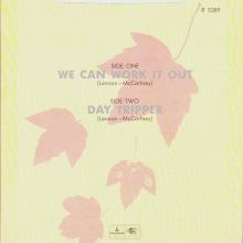 1982 12 07 THE BEATLES SINGLES COLLECTION - BSCP1 - R 5389 - A - WE CAN WORK IT OUT / DAYTRIPPER - pic 2