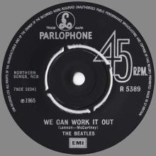 1982 12 07 THE BEATLES SINGLES COLLECTION - BSCP1 - R 5389 - A - WE CAN WORK IT OUT / DAYTRIPPER - pic 1