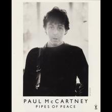 1983 10 17 a Pipes Of Peace - Paul McCartney Press Kit - pic 6