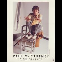 1983 10 17 b Pipes Of Peace - Paul McCartney Press Kit - pic 1