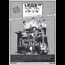 1983 THE BEATLES AT ABBEY ROAD - JULY 18 SEPTEMBER 11 TH 1983 - FLYER AND TICKET 1983 08 05 - pic 3