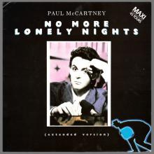 FRANCE 1984 09 24 PAUL McCARTNEY NO MORE LONELY NIGHTS - 1549386 - 5 099915 493866 - 3 TR TEST PRESSING - pic 1