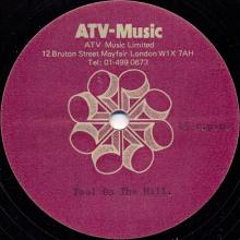 1984 09 24 - PAUL McCARTNEY - FOOL ON THE HILL - ATV MUSIC - ACETATE - pic 1