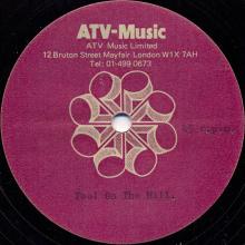1984 09 24 - PAUL McCARTNEY - FOOL ON THE HILL - ATV MUSIC - ACETATE - pic 1