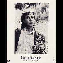 1986 09 01 a Press To Play - Paul McCartney Press Pack - pic 4