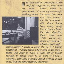 1986 09 01 b Press To Play - Paul McCartney Press Pack - pic 6