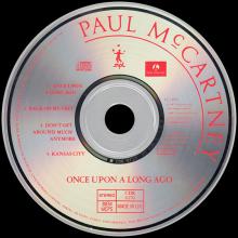 1987 11 16 ONCE UPON A LONG AGO - PAUL McCARTNEY DISCOGRAPHY - CDR 6170 - 5 099920 218720 - UK - pic 1