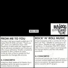 1987 00 00 IT The Live Beatles Singles Collection Bulldog Records BGS-14 ⁄ BGS 003 - pic 5