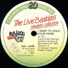 1987 00 00 IT The Live Beatles Singles Collection Bulldog Records BGS-14 ⁄ BGS 005 - pic 1