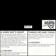1987 00 00 IT The Live Beatles Singles Collection Bulldog Records BGS-14 ⁄ BGS 007 - pic 5