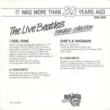 1987 00 00 IT The Live Beatles Singles Collection Bulldog Records BGS-14 ⁄ BGS 008 - pic 1