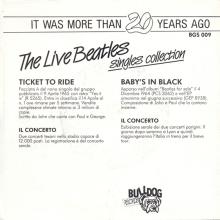 1987 00 00 IT The Live Beatles Singles Collection Bulldog Records BGS-14 ⁄ BGS 009 - pic 1