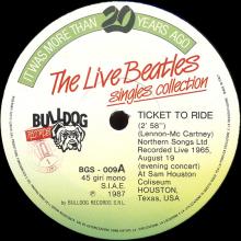 1987 00 00 IT The Live Beatles Singles Collection Bulldog Records BGS-14 ⁄ BGS 009 - pic 1