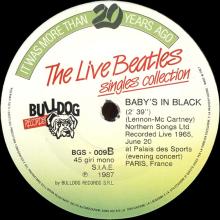1987 00 00 IT The Live Beatles Singles Collection Bulldog Records BGS-14 ⁄ BGS 009 - pic 1