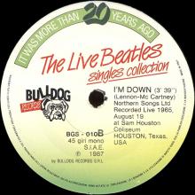 1987 00 00 IT The Live Beatles Singles Collection Bulldog Records BGS-14 ⁄ BGS 010 - pic 1