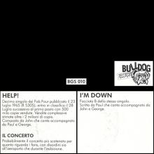 1987 00 00 IT The Live Beatles Singles Collection Bulldog Records BGS-14 ⁄ BGS 010 - pic 5