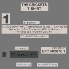 1988 01 00 THE CRICKETS - T-SHIRT - EPIC - EPC 462876 1 - 5 099746 287610 - HOLLAND - pic 3