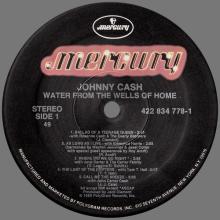1988 05 01 JOHNNY CASH - WATER FROM THE WELLS OF HOME - NEW MOON OVER  JAMAICA - 0 422-834778-1 0 - USA - pic 5