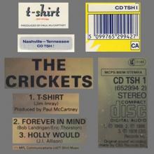 1988 09 05 The Crickets - T-Shirt ⁄ CD TSH 1 ⁄ 5 099765 299427 - pic 1
