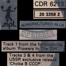 1989 05 08 MY BRAVE FACE - PAUL McCARTNEY DISCOGRAPHY - CDR 6213 - 9 099920 335823 - UK - pic 5