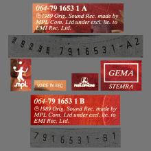 1989 06 05 PAUL McCARTNEY - FLOWERS IN THE DIRT - 064 7 91653 1 - 0 077779 165315 - EEC - pic 1