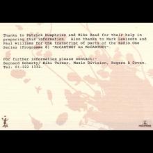 1989 06 05 b Flowers In The Dirt - Paul McCartney - Press kit for the CD - pic 15