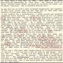 1989 06 05 b Flowers In The Dirt - Paul McCartney - Press kit for the CD - pic 7