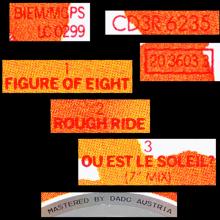 1989 11 13 FIGURE OF EIGHT - PAUL McCARTNEY DISCOGRAPHY - CD3R 6235 - 5 099920 360337 - AUSTRIA - 3 INCH CD - pic 1