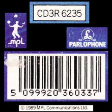 1989 11 13 FIGURE OF EIGHT - PAUL McCARTNEY DISCOGRAPHY - CDR 6235 - 5 099920 360320 - UK - pic 1