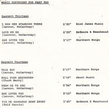 1990 00 00 - THE BEATLES RADIO SHOW - WESTWOOD ONE - THE BEATLES TAPES - THE ORIGINAL MASTERS - C-D - pic 8