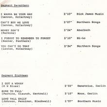 1990 00 00 - THE BEATLES RADIO SHOW - WESTWOOD ONE - THE BEATLES TAPES - THE ORIGINAL MASTERS - A-B - pic 7