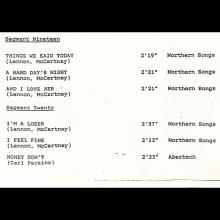 1990 00 00 - THE BEATLES RADIO SHOW - WESTWOOD ONE - THE BEATLES TAPES - THE ORIGINAL MASTERS - A-B - pic 9