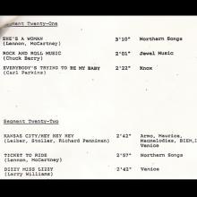 1990 00 00 - THE BEATLES RADIO SHOW - WESTWOOD ONE - THE BEATLES TAPES - THE ORIGINAL MASTERS - A-B - pic 8