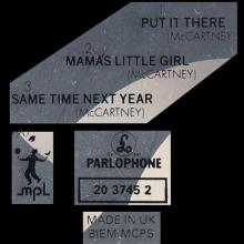 1990 02 05 PUT IT THERE - PAUL McCARTNEY DISCOGRAPHY - CDR 6264 - 5 099920 374525 - UK - pic 4