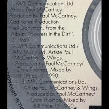 1990 02 05 PUT IT THERE - PAUL McCARTNEY DISCOGRAPHY - CDR 6264 - 5 099920 374525 - UK - pic 6