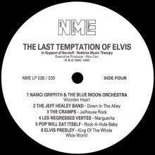 1990 03 24 VARIOUS - THE LAST TEMPTATION OF ELVIS - IT S NOW OR NEVER - NME LP 038 ⁄ 039 - UK  - pic 8
