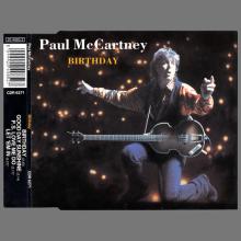 1990 10 08 BIRTHDAY - PAUL McCARTNEY DISCOGRAPHY - CDR 6271 - 5 099920 408527 - UK - pic 1