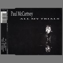 1990 11 26 ALL MY TRIALS - PAUL McCARTNEY DISCOGRAPHY - CDR 6278 - 5 099920 416225 - UK - pic 1